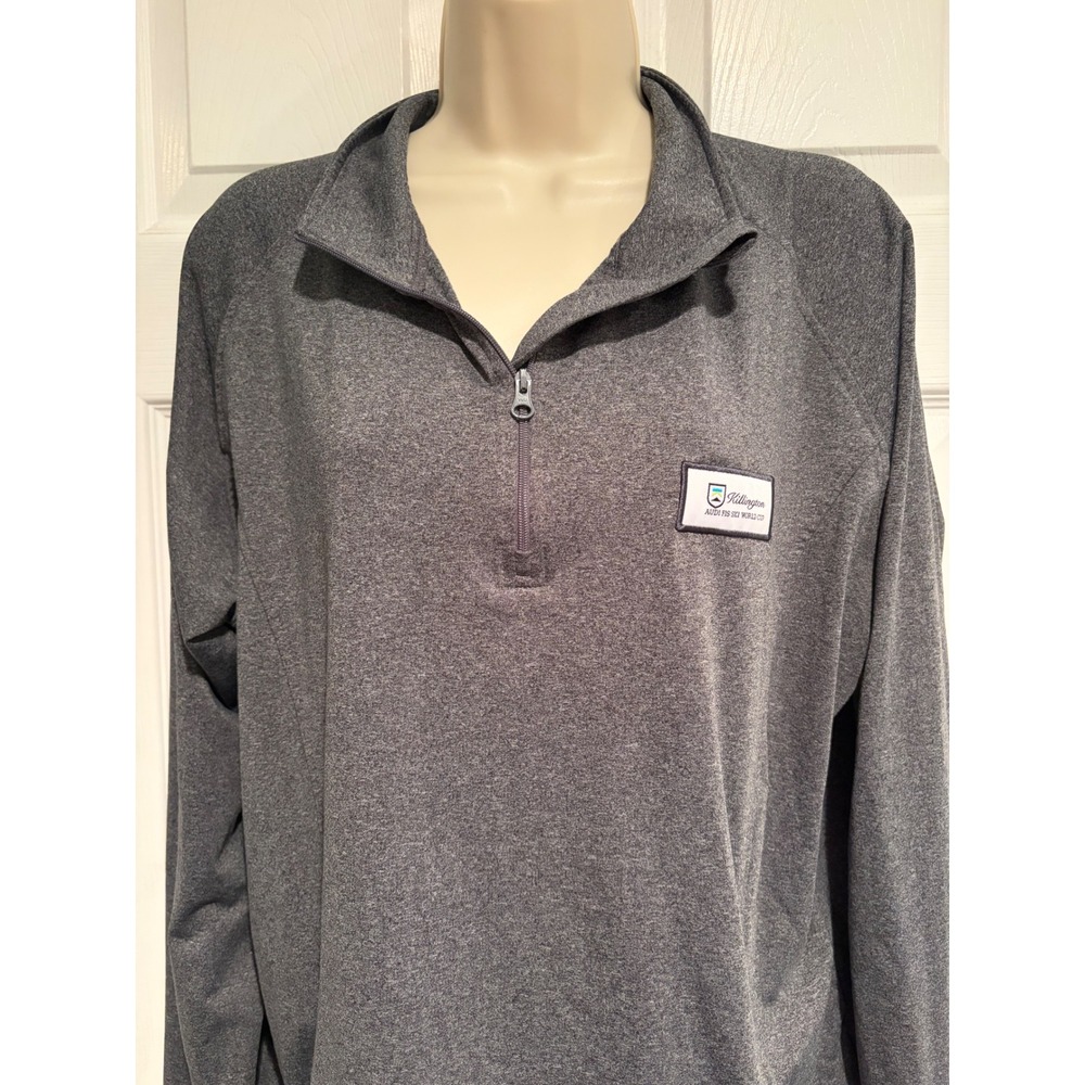 Sport-Tek Mens Gray Killington Audi FIS Ski World Cup 1/4 Zip Pullover XXL witer